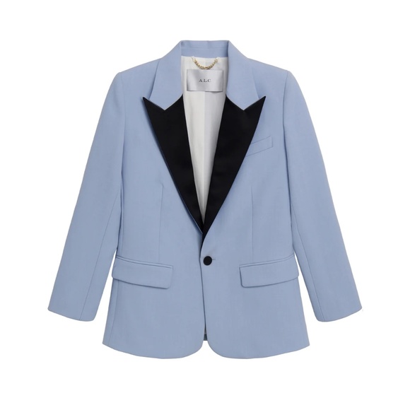 NEW! ALC Davin II Tux Jacket blazer blue black size 12